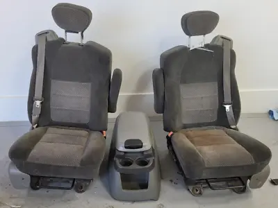1999-2007 Ford F250/350sd Front Seat Set W/ Console; Cloth; Manual; Super Cab • $1120.50