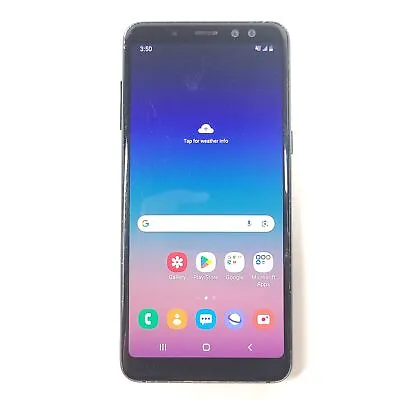 Samsung Galaxy A8 (2018) SM-A530W - 32 GB Unlocked Android Smartphone Black READ • $48.88