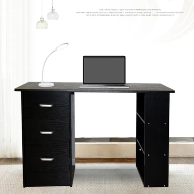 $99.19 • Buy Office Computer Desk Home Student Study Table Workstation With Drawer Cabinet