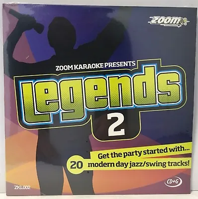 Zoom Karaoke Legends Series CD+G - Volume 2 - Michael Buble Modern Jazz/Swing • £3.95