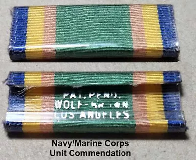 M71-WW2 Era Navy/Marine Corps Unit Commendation-PLASTIC Ribbon Bar • $15