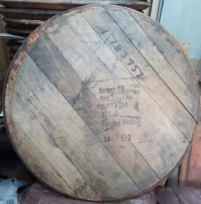 Reclaimed Whisky Cask End 21  Whiskey Barrel Lids Oak Barrel Tops Table • £24