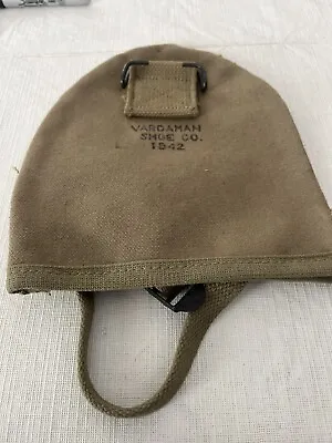 WWII Era US Army M1910 Khaki T-Handle Shovel Cover Vardaman Shoe 1942 Unissued • $89.99