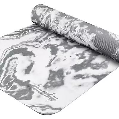 Non Slip Yoga Mat Eco Friendly TPE Exercise Mat Premium Print 1/4 Inch Thick ... • $50.38