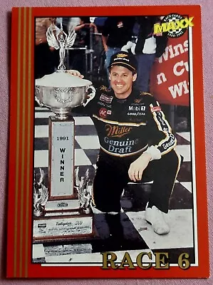 Rusty Wallace Race 6 Bristol 1992 MAXX Race Cards 1988-1992 Card #269 Of 300 • $0.99