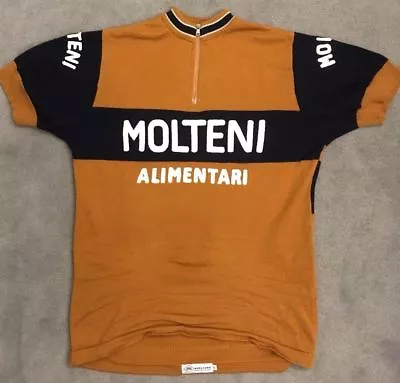 MAGLIAMO POOR QUALITY Molteni Team 1974 Vintage Wool Jersey Eddy Merckx • $188.99
