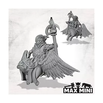 Maxmini Fantasy Mini 28mm Wizard On Pigasus Pack New • $11.49