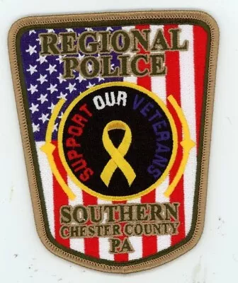 Pennsylvania Pa Southern Chester County Regional Police Shoulder Patch Sheriff • $6.99