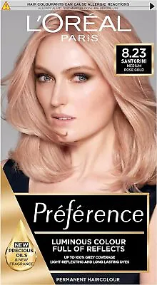 Preference Permanent Rose Gold Hair Dye By L'Oreal Luminous Colour Grey Hair  • £12.74