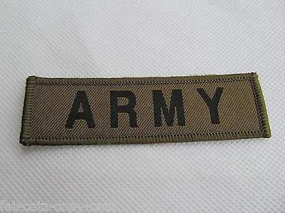 FASHION EMBROIDERY CLOTH ARMY Or US ARMY LOGO MILITARY PATCH IRON OR SEW ON • £2.95