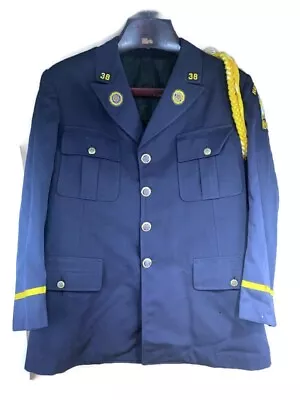 £109.25 • Buy American Legion Honor Guard Uniform Jacket USA Haddonfield NJ WWII WW2 Blue Mens