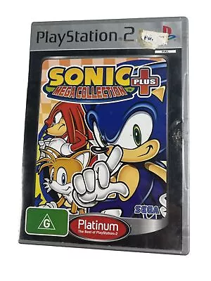 Sonic Mega Collection Plus PS2 PlayStation 2 Game With Manual Free Postage • $19.95