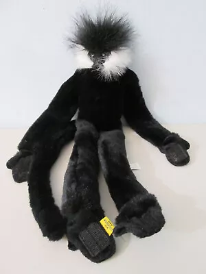 Wild Republic Monkey Plush Stuffed Animal 18  Black & White Latching Hand & Feet • $9.99