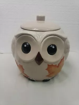 Harry And David Harvest Owl Ceramic Cookie Jar 2022 Limited Edition Collectible • $60