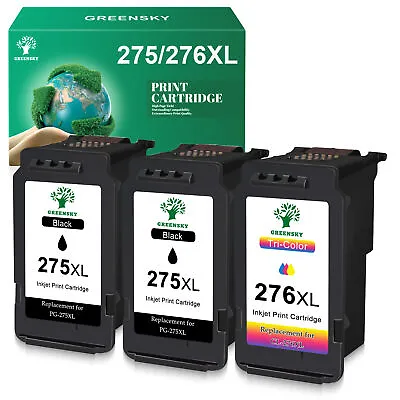 PG-275XL CL-276XL Ink Cartridge For Canon PIXMA TS3500 TS3520 TR4700 TR4722 Lot • $16.95