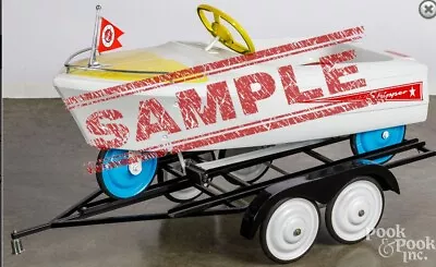 Pedal Boat Pedal Car Trailer *Rare* • $520