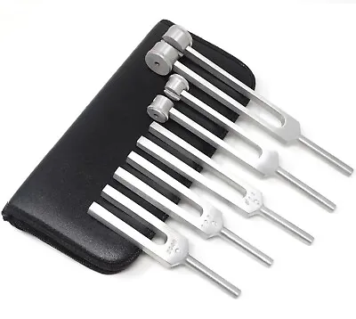 Tuning Fork Set Of 5 - Medical Surgical Diagnostic Instruments + Carrying Case • $19.99