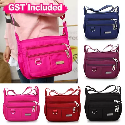 $19.57 • Buy Women Ladies Multi Pocket Messenger Handbag Cross Body Bags New Shoulder Bag AUS
