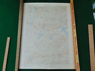 Original 1915 Engraving 1921 USGS Topo Map OSWEGATCHIE #4 Adirondack NY 16 X20  • $45