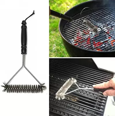 BBQ Grill Barbecue Kit Cleaning Brush Stainless Steel Cooking Tools Barbecue • $13.89