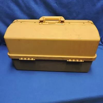 Vintage 1970s PLANO 8700 Fishing Tackle Box Large Many Compartments. Used. • $19.99