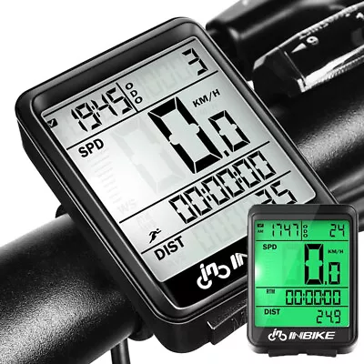 Bike Bicycle Speedometer Cycle Digital Odometer Computer Waterproof LCD Wireless • $14.90