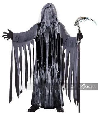Soul Taker Grim Reaper Ghost Spirit Death Horror Halloween Adult Mens Costume • $39.88