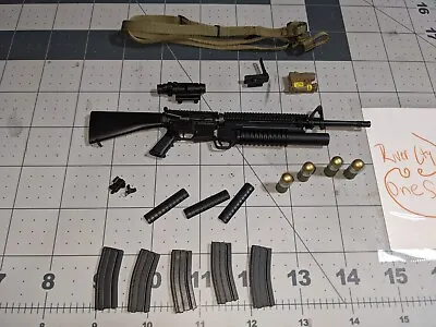 1/6 E&S 06032 USMC M16A4 M203 Assault Rifle W/ Attachments • $38