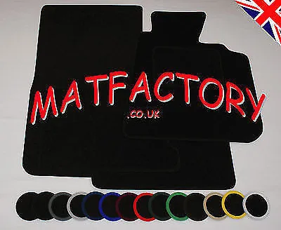 £21.99 • Buy Tailored For Ford SIERRA RS COSWORTH 4X4 87-92 Black Car Mats F150 COLOURED EDGE