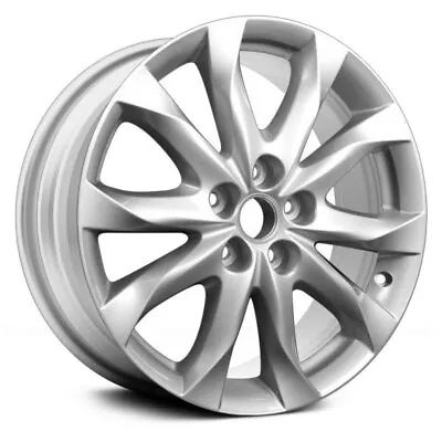 Wheel For 2014-15 Mazda 3 18x7 Alloy 5 V Spoke 5-114.3mm Sparkle Silver Metallic • $306