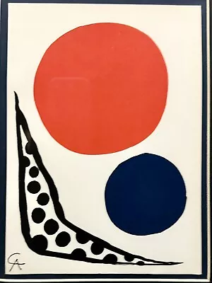 Original Lithograph “Composition” By Alexander Calder. 1962 • $1150