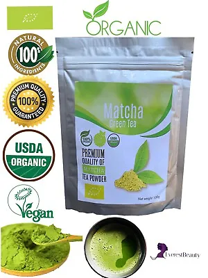 💙ORGANIC HIGH GRADE MATCHA GREEN POWER TEA 100gm HIGH QUALITY PRODUCTION☕️ • £5.99