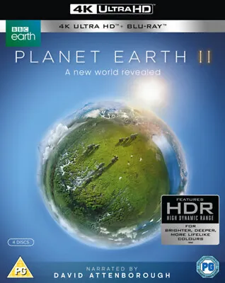 Planet Earth II [PG] 4K Ultra HD Blu-ray - David Attenborough • £18.99