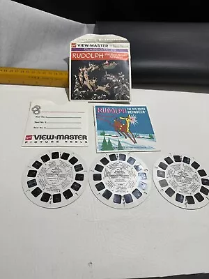 View-Master Rudolph The Red Nosed Reindeer  3 Reel Packet/booklet B870 • $16.99