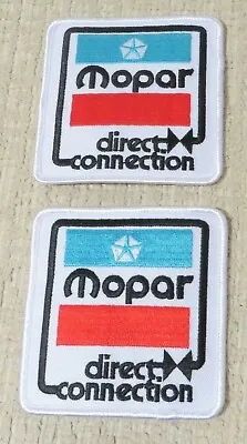 Set Of 2 - Mopar Direct Connection Patch - Nos - Vintage Patches - High Quality • $34