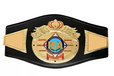 EXCLUSIVE IBA Boxing Title Belt Adult Size Gold Plated • $209.99