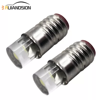 Screw E5 F3 LED Tool Interior Mini Light Bulb White/ Warm White DC 3V 6V 12V 24V • £11.99