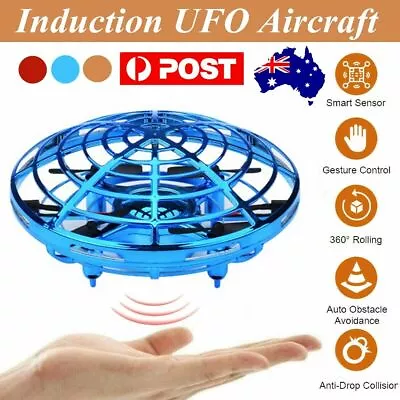 $17.19 • Buy Mini Drone Quad Induction UFO Flying Toy Hand-Controlled RC Kids Xmas Gifts KC