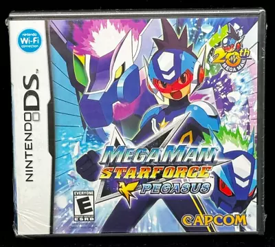 Mega Man Starforce Pegasus Nintendo DS 2DS 3DS Factory Sealed New Authentic • $1.25