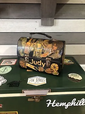 Vintage Thermos Aluminum Metal Dome Top Lunch Box/Pail Custom Coal Miner Judy • $30