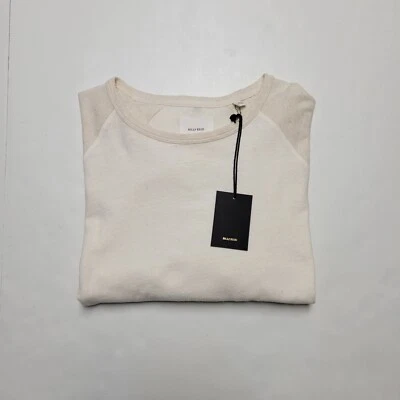 $76.50 • Buy BILLY REID XL Beige Two-Tone Cotton Linen Crew-Neck Pullover Men's Sweater NWT