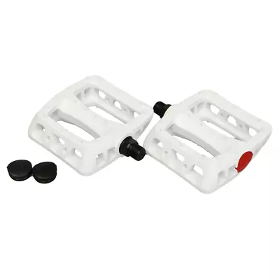 Odyssey Twisted P.C. Bicycle Pedals WHITE 9/16  BMX Platform Fixed Gear • $22.34