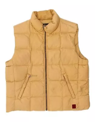 MURPHY & NYE Mens Padded Gilet UK 42 XL Beige Polyester AZ04 • $41.97