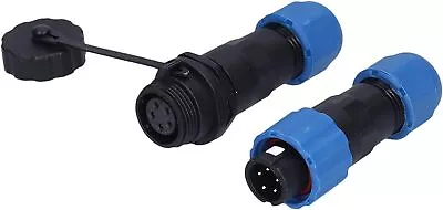 SP13 IP68 Waterproof 2345679 Pin Plug And Panel Socket Connector Aviation • £4.99