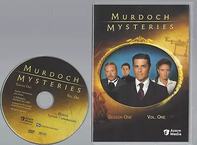 Murdoch Mysteries (DVD) Season 1 Volume 1 Replacement Disc (4) Episodes • $5.99