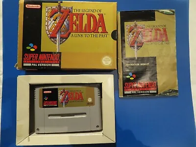 Super Nintendo The Legend Of Zelda A Link To The Past  Pal Version  Used • £133.99