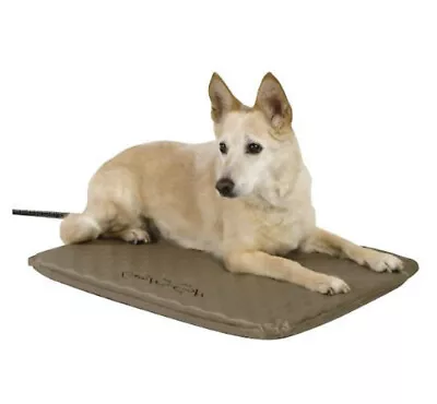 Heated Pet Bed Warmer Dog Cat Electric Heating Pad Medium Lectro Soft Outdoor • $69.99