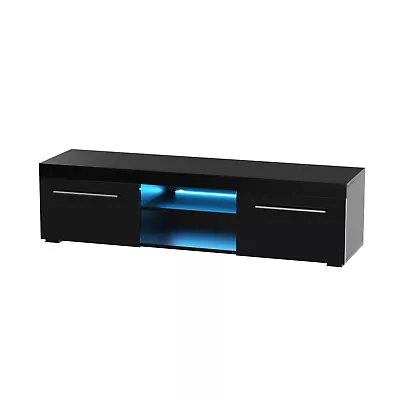 High Glossy TV Stand Game Entertainment Center Cabinet For 70'' TV Media Console • $112.99