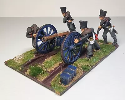 Prussian Napoleonic:  Foot Artillery 28mm (Pro Ptd) Perry Miniatures -Superb (3) • £34.99