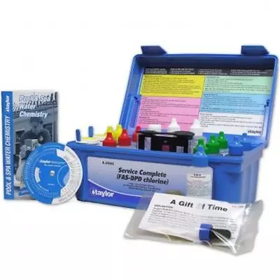$156.27 • Buy Taylor Technologies K2006C Service Complete Pool Water Test Kit